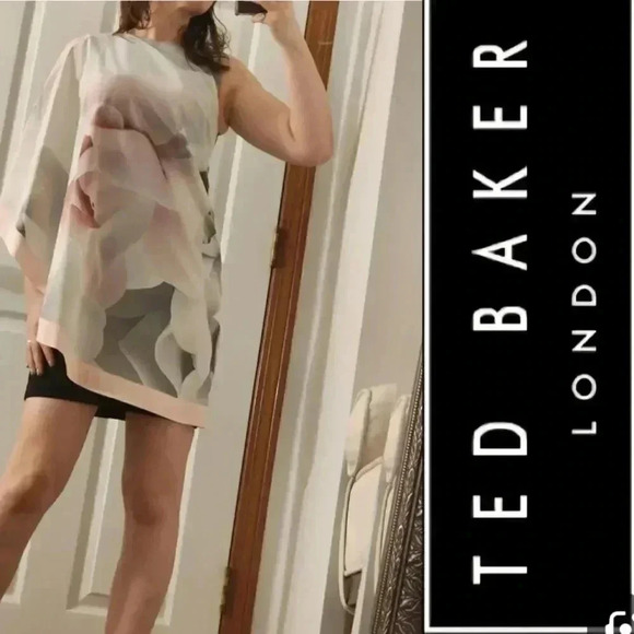 COPY - Ted Baker coctail rose tunic dress - Picture 3 of 9